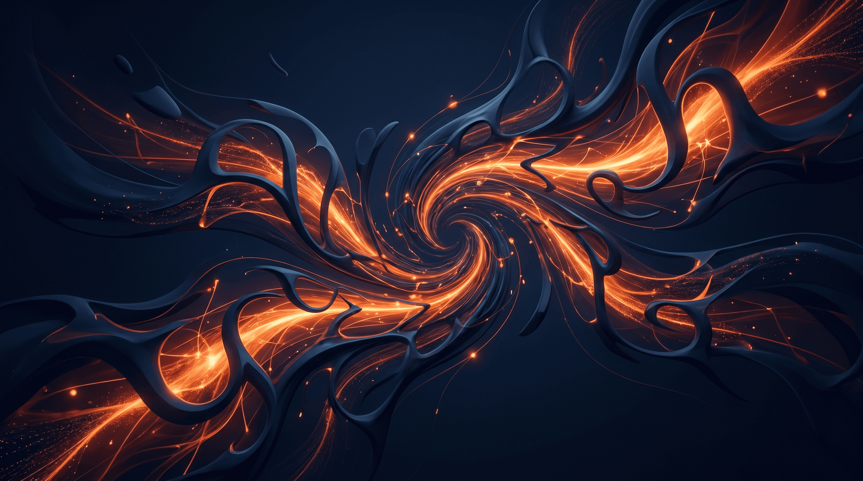 Animation typographique variable font sur fond sombre