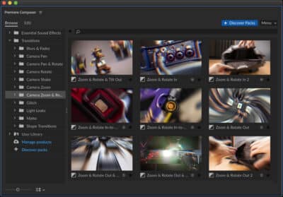Interface du plugin Mister Horse Animation Composer