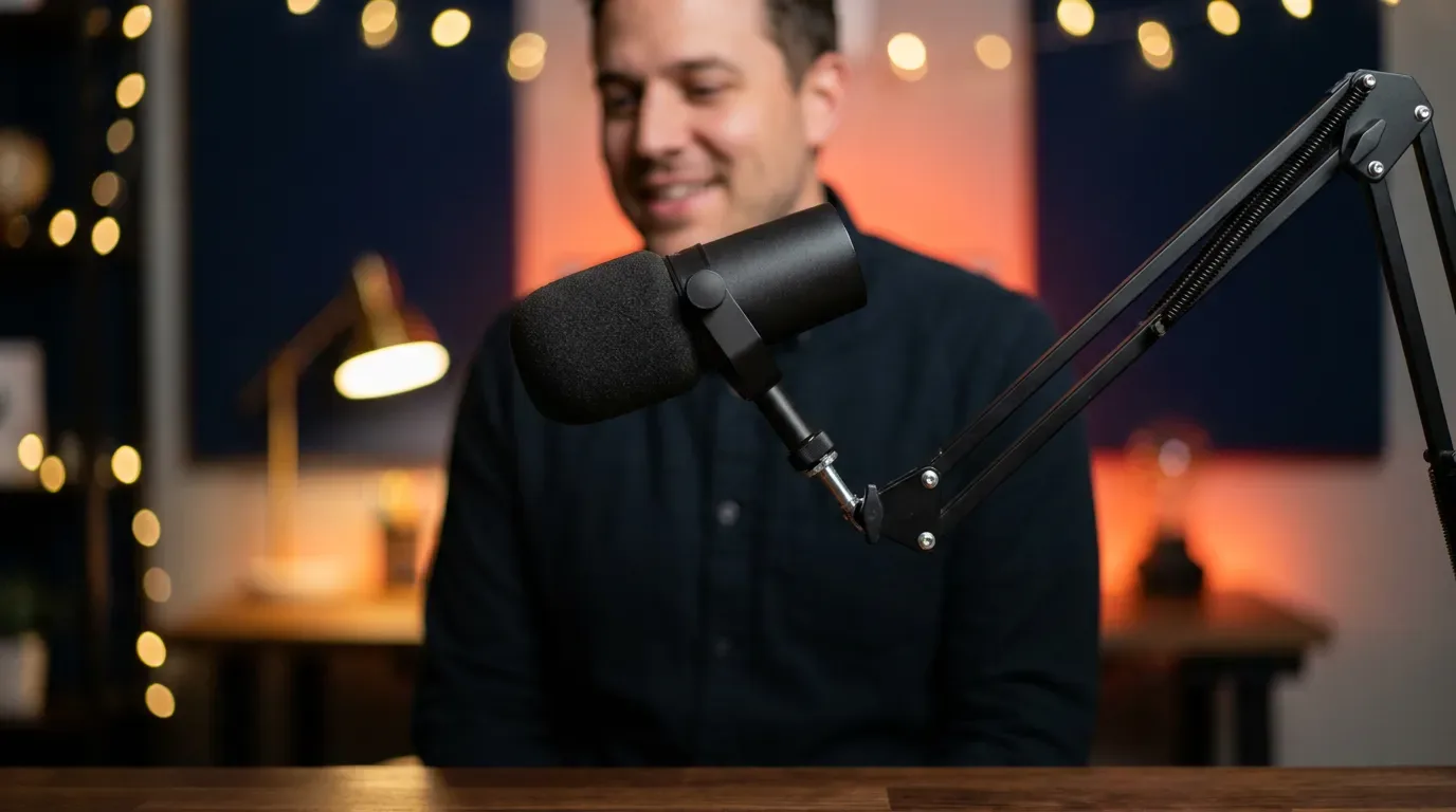 Studio podcast · réalisation Pantome