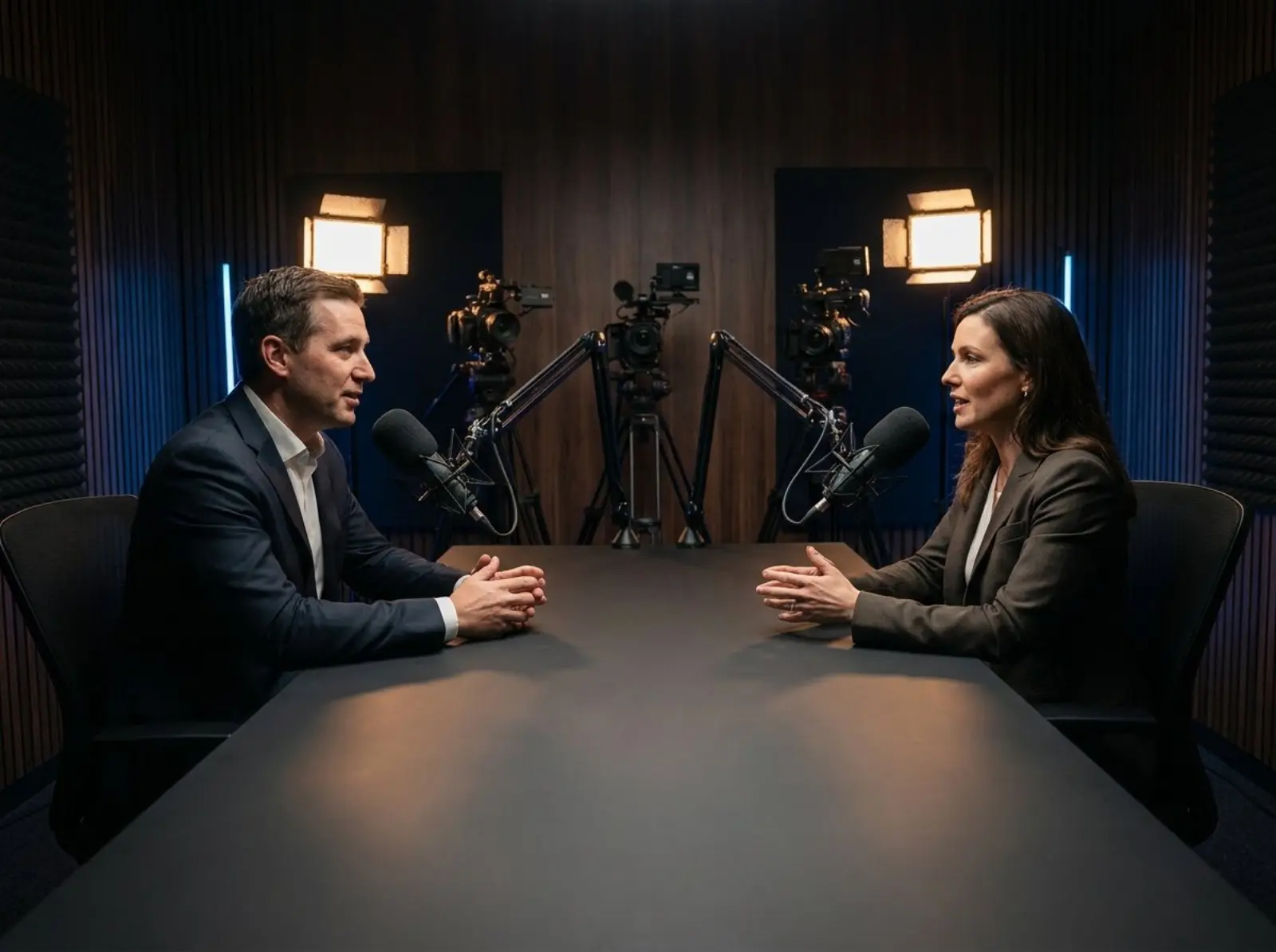 Studio podcast · réalisation Pantome