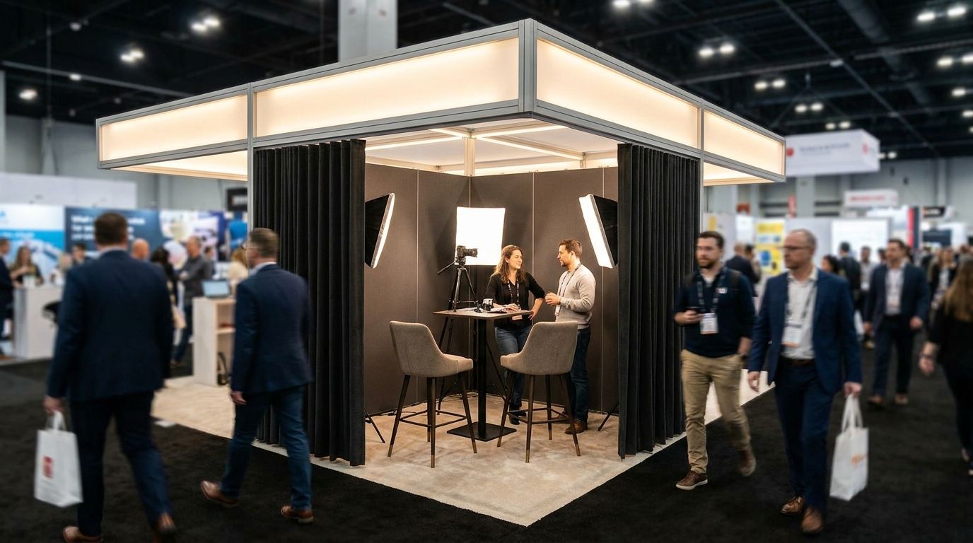 Salon professionnel : transformer son stand en plateau de tournage