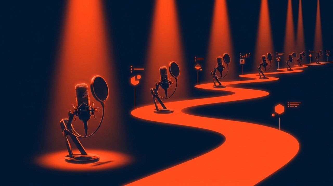 Le séquençage d’un lancement de vidéo-podcast B2B, semaine par semaine